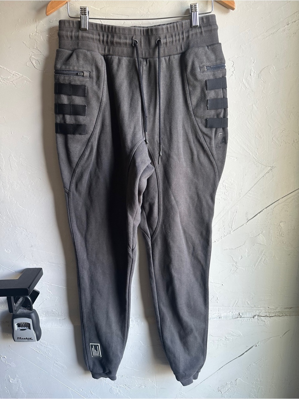 Gorpcore Techwear Utility Joggers ASRV Charcoal Pants Sz L